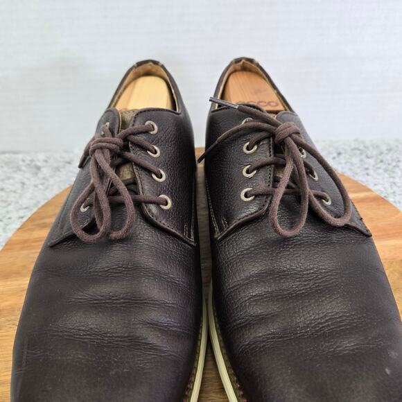 Cole Haan Mens 12 GrandOs Brown Leather Casual Lifestyle Daily Plain Toe Oxford main image 6